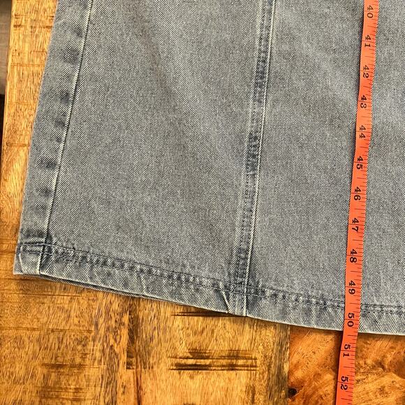 la lavon Denim Dress Size Large Midi Western Rodeo Cowgirl - Picture 14 of 14